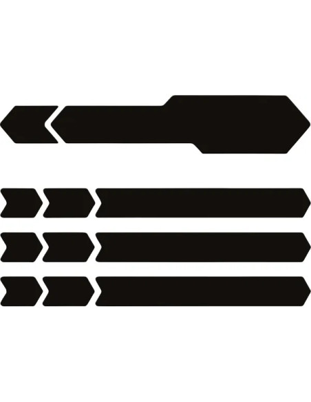 ALGIS Rahmenschutz - DECAL CHAIN GD MAT BK