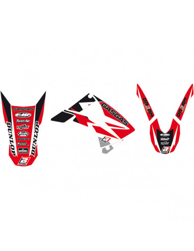 BLACKBIRD RACING DREAM 3 GRAFIK KIT GAS GAS rot/schwarz/weiß Bild 3 BLACKBIRD RACING DREAM 3 GRAFIK KIT GAS GAS rot/schwarz/weiß Bild 3