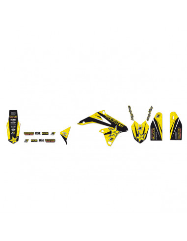 BLACKBIRD RACING ROCKSTAR ENERGY GRAFIK KIT SUZUKI GELB/schwarz