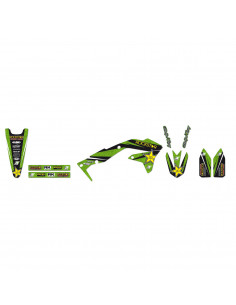 BLACKBIRD RACING ROCKSTAR ENERGY GRAFIK KIT KAWASAKI grün/schwarz/GELB