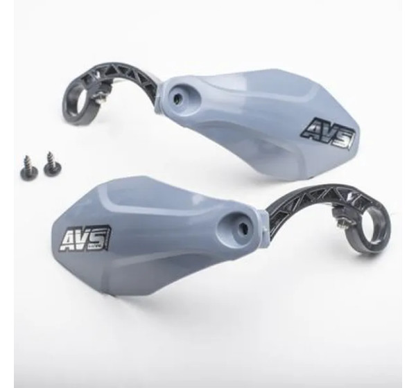 AVS RACING Handprotektoren - HNDGD ALU MOUNT GY BK