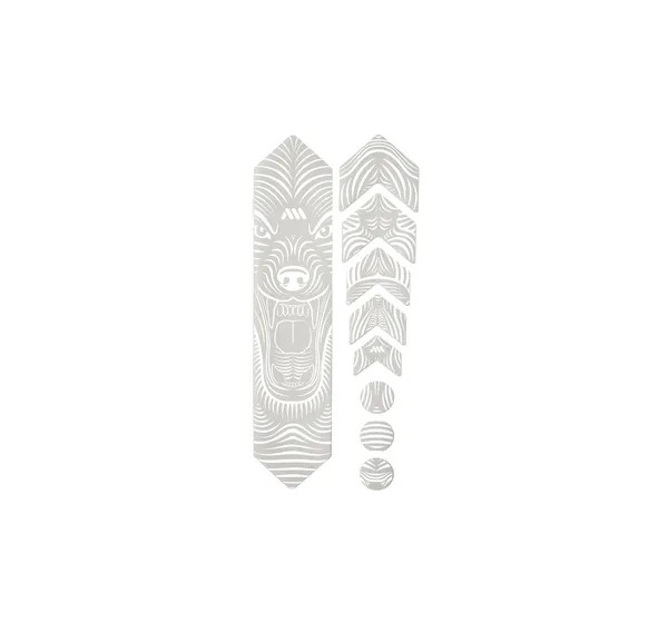 ALL MOUNTAIN STYLE Rahmenschutz - FRM GRD BSC WHT/WLF