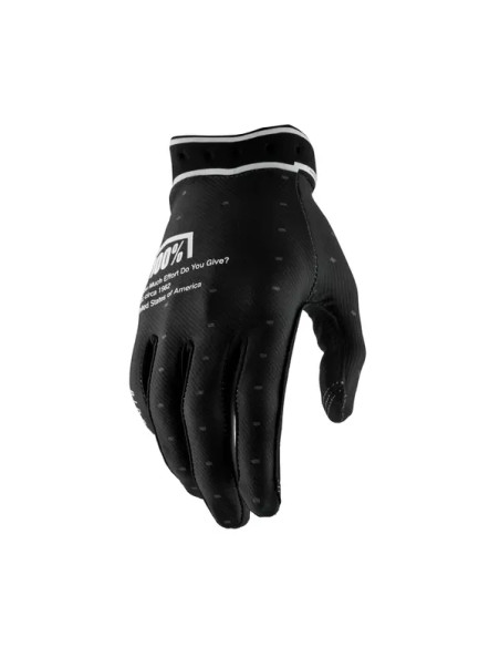 100% Handschuhe - GLOVES RIDEFIT BLACK - 2XL