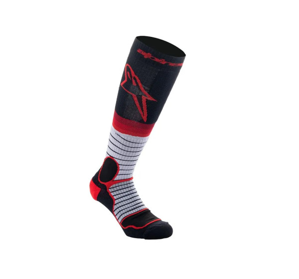 ALPINESTARS Socken - SOCK MX PRO BLK/GY/RED L