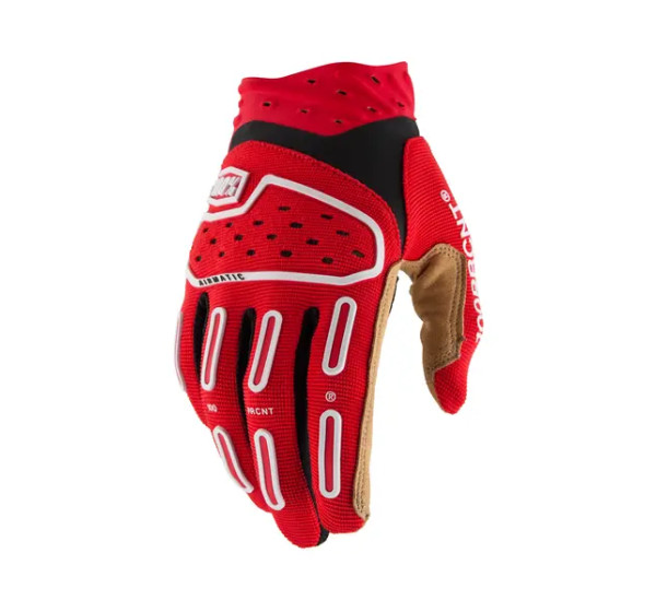100% Offroad - GLOVES AIRMATIC YOUTH RED/BLAC