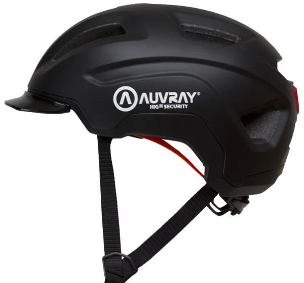 AUVRAY Open Face Helm - CITY HELMET BLACK L