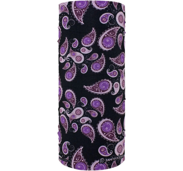 ZAN HEADGEAR Kopf- & Halsbedeckungen - MOTLEY TUBE PURPL PAISLEY