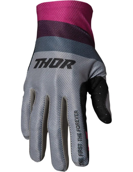 THOR Handschuhe - GLOVE ASSIST REACT GY/PU 2X