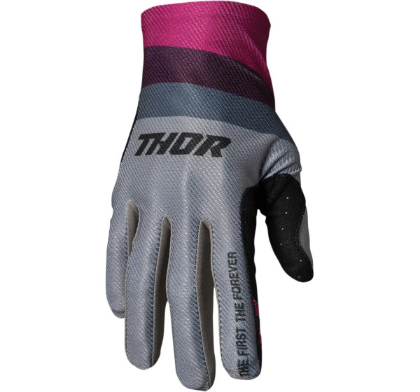 THOR Handschuhe - GLOVE ASSIST REACT GY/PU 2X