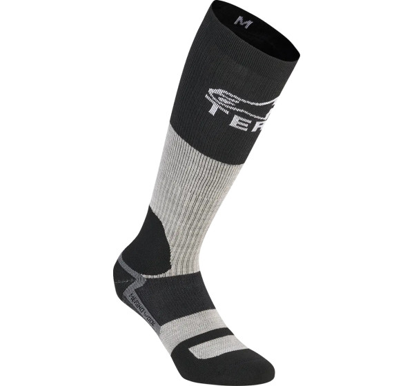 ALPINESTARS Socken - SOCKS AT MERINO TAR GRAY/BLACK