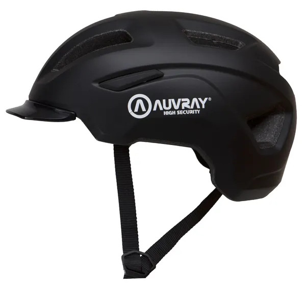 AUVRAY Open Face Helm - REFLEX HELMET BLACK L