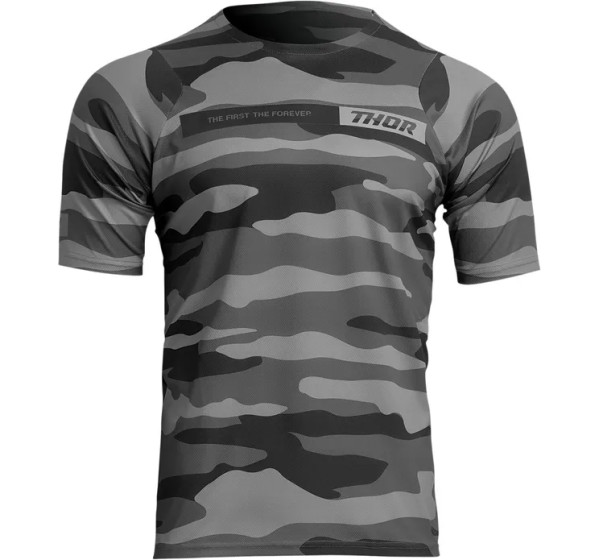 THOR Jerseys - JRSY ASIST SS CAMO GY SM