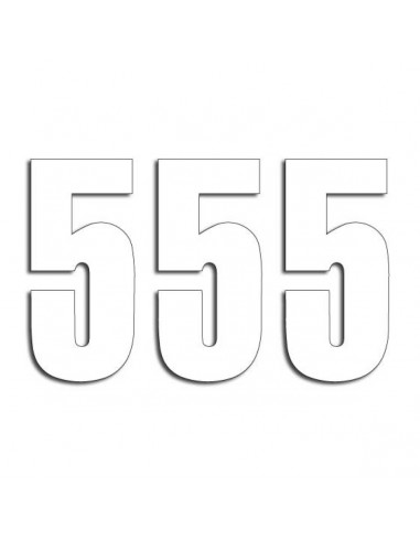 BLACKBIRD RACING THREE SERIES NUMMER 5 Aufkleber 3 PACK weiß Bild 3 BLACKBIRD RACING THREE SERIES NUMMER 5 Aufkleber 3 PACK weiß Bild 3