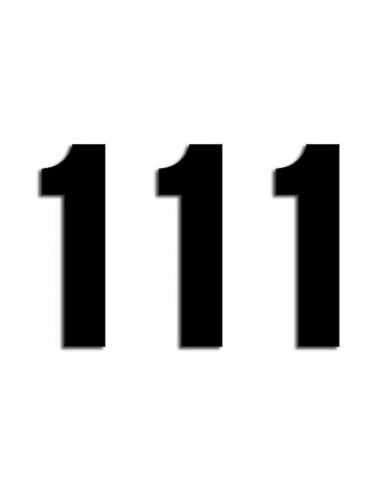 BLACKBIRD RACING THREE SERIES NUMMER 1 Aufkleber 3 PACK schwarz Bild 3 BLACKBIRD RACING THREE SERIES NUMMER 1 Aufkleber 3 PACK schwarz Bild 3