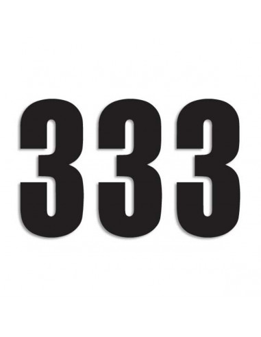 BLACKBIRD RACING THREE SERIES NUMMER 3 Aufkleber 3 PACK schwarz Bild 3 BLACKBIRD RACING THREE SERIES NUMMER 3 Aufkleber 3 PACK schwarz Bild 3