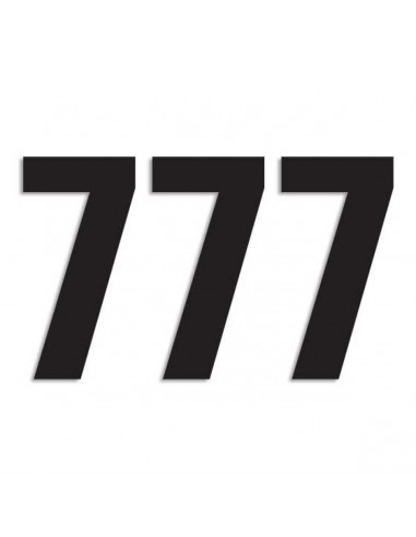 BLACKBIRD RACING THREE SERIES NUMMER 7 Aufkleber 3 PACK schwarz Bild 3 BLACKBIRD RACING THREE SERIES NUMMER 7 Aufkleber 3 PACK schwarz Bild 3