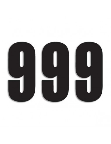 BLACKBIRD RACING THREE SERIES NUMMER 9 Aufkleber 3 PACK schwarz Bild 3 BLACKBIRD RACING THREE SERIES NUMMER 9 Aufkleber 3 PACK schwarz Bild 3