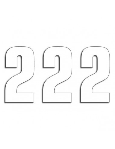 BLACKBIRD RACING TWO SERIES NUMMER 2 Aufkleber 3 PACK weiß Bild 3 BLACKBIRD RACING TWO SERIES NUMMER 2 Aufkleber 3 PACK weiß Bild 3