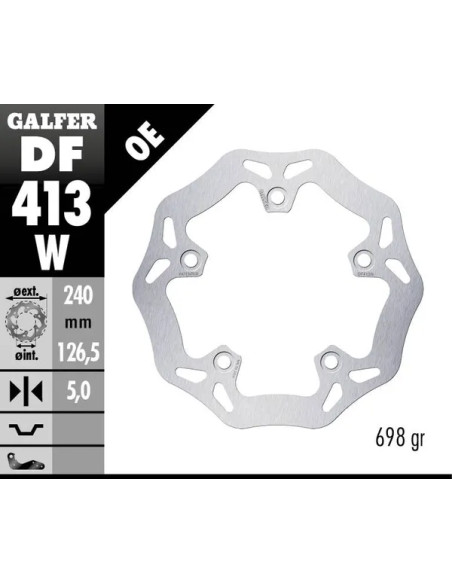 GALFER Bremsscheiben - Detailansicht
