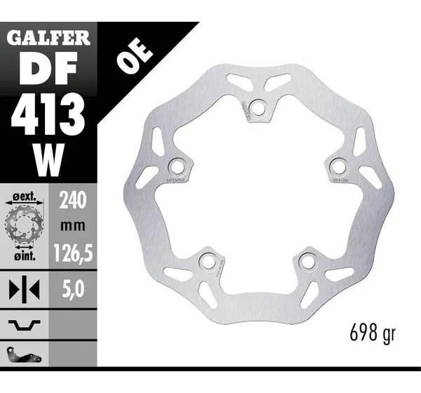 GALFER Bremsscheiben - Detailansicht