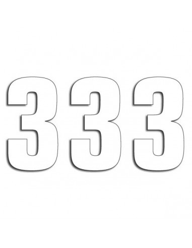 BLACKBIRD RACING TWO SERIES NUMMER 3 Aufkleber 3 PACK weiß Bild 3 BLACKBIRD RACING TWO SERIES NUMMER 3 Aufkleber 3 PACK weiß Bild 3