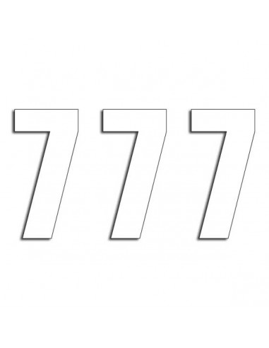 BLACKBIRD RACING TWO SERIES NUMMER 7 Aufkleber 3 PACK weiß Bild 3 BLACKBIRD RACING TWO SERIES NUMMER 7 Aufkleber 3 PACK weiß Bild 3