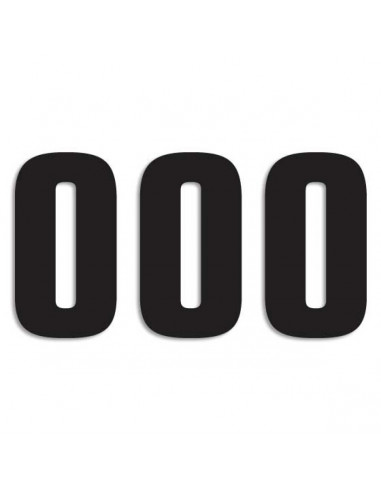 BLACKBIRD RACING TWO SERIES NUMMER 0 Aufkleber 3 PACK schwarz Bild 3 BLACKBIRD RACING TWO SERIES NUMMER 0 Aufkleber 3 PACK schwarz Bild 3