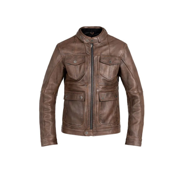 JOHN DOE Jacken - JACKET DRIFTER LEATHER BROWN 3