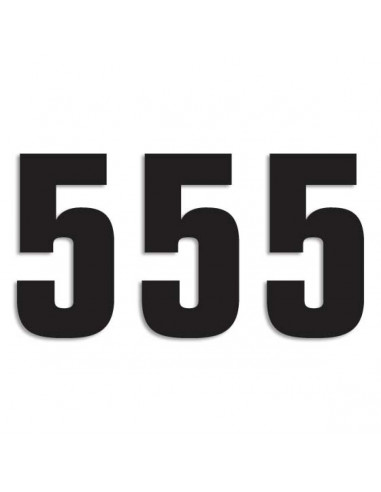 BLACKBIRD RACING TWO SERIES NUMMER 5 Aufkleber 3 PACK schwarz Bild 3 BLACKBIRD RACING TWO SERIES NUMMER 5 Aufkleber 3 PACK schwarz Bild 3