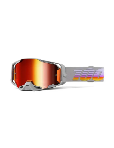 100% Motorradbrillen - GOGGLE ARMEGA FALLBROOK - RED