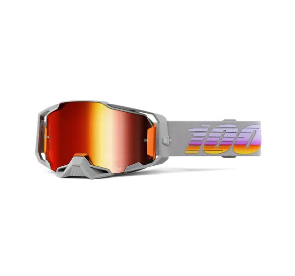 100% Motorradbrillen - GOGGLE ARMEGA FALLBROOK - RED
