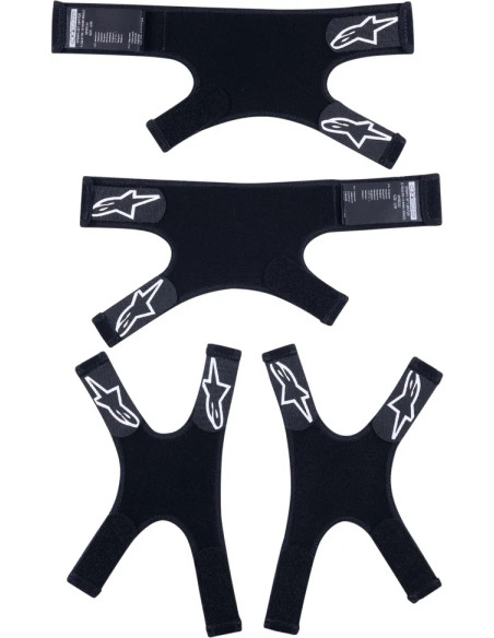 ALPINESTARS Knieprotektoren - STRAPS SET RK-10 LXL