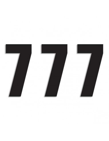 BLACKBIRD RACING TWO SERIES NUMMER 7 Aufkleber 3 PACK schwarz Bild 3 BLACKBIRD RACING TWO SERIES NUMMER 7 Aufkleber 3 PACK schwarz Bild 3