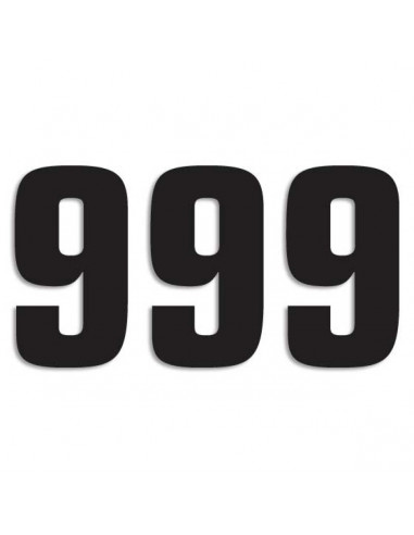 BLACKBIRD RACING TWO SERIES NUMMER 9 Aufkleber 3 PACK schwarz Bild 3 BLACKBIRD RACING TWO SERIES NUMMER 9 Aufkleber 3 PACK schwarz Bild 3