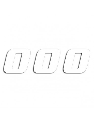 BLACKBIRD RACING ONE SERIES NUMMER 0 Aufkleber 3 PACK weiß Bild 3 BLACKBIRD RACING ONE SERIES NUMMER 0 Aufkleber 3 PACK weiß Bild 3