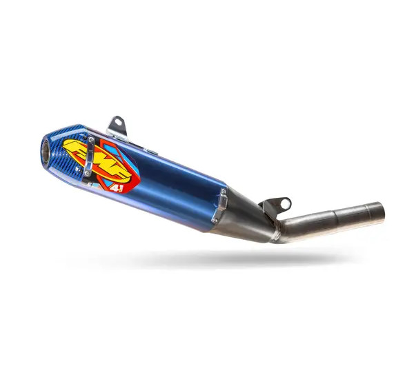 FMF Endschalldämpfer - MUFFLER 4.1 ANTI CF BLUE ENDCA