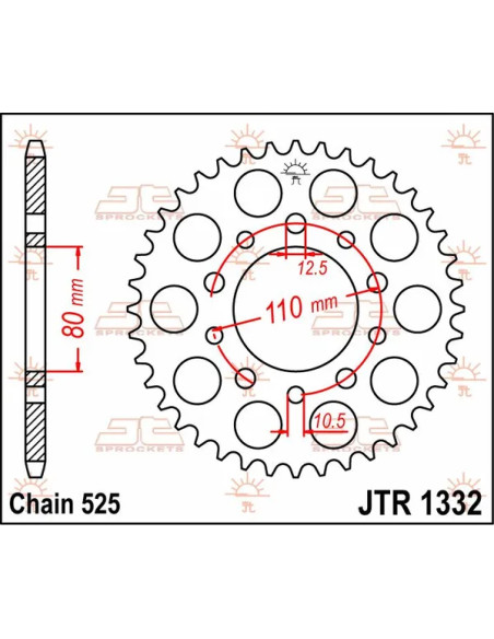 JT SPROCKETS Ritzel & Kettenräder - Detailansicht