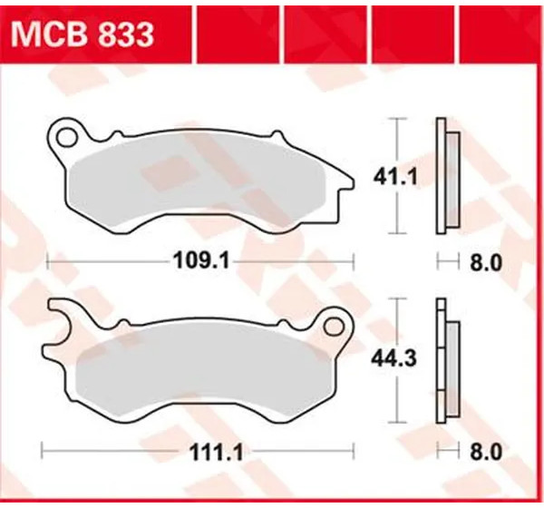 TRW Bremsbeläge & Bremsbacken für PEUGEOT DJANGO 50 4T 2015-2024