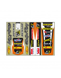 BLACKBIRD RACING STANDARD LOGO GRAFIK KIT orange