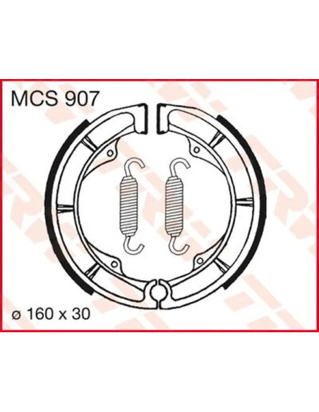 TRW Bremsbeläge & Bremsbacken für SUZUKI LS 650 P 1986-2001
