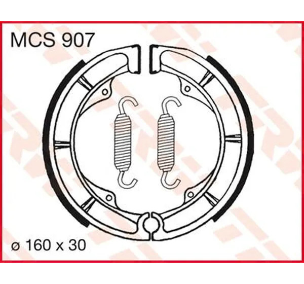 TRW Bremsbeläge & Bremsbacken für SUZUKI LS 650 P 1986-2001