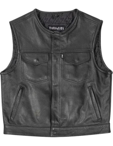 THRASHIN SUPPLY CO. Westen - VEST ENCINAL SHORTY LEATHER XL