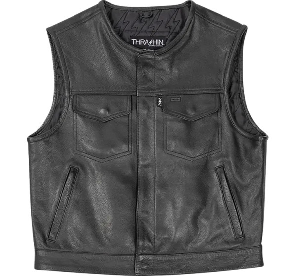 THRASHIN SUPPLY CO. Westen - VEST ENCINAL SHORTY LEATHER XL