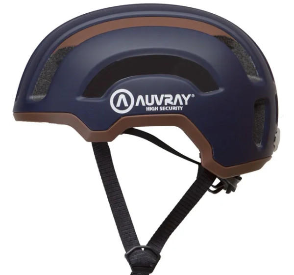 AUVRAY Open Face Helm - SAFE HELMET NAVY BLUE L