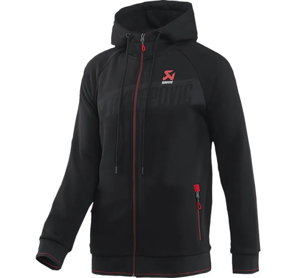AKRAPOVIC Hoodies, Sweatshirts & Jacken - ZIP HOODIE BLACK MEN 3XL
