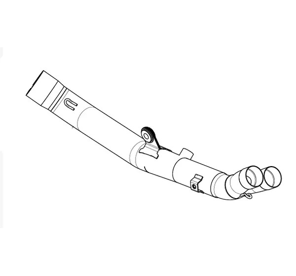 AKRAPOVIC Krümmer & Mittelrohre - LINKPIPE AFR TWIN 1100