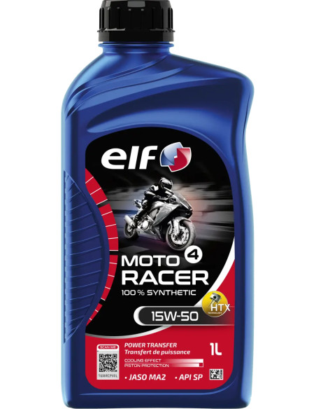 ELF Öl- und Schmierstoffe - OIL MOTO 4 RACER 15W-50 SYN 1L