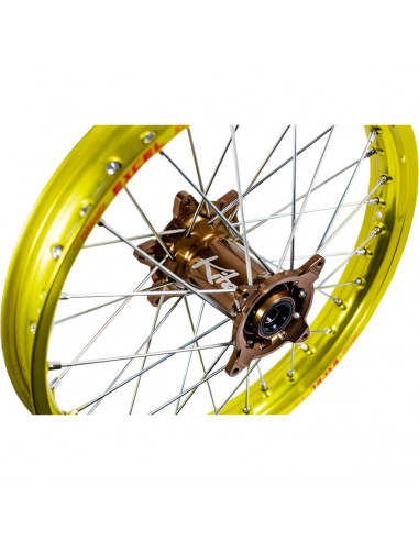 Kite Rad Elite Mx-En hinten 2.15 X 19 Aluminium Gelb / Bronze Bild 2 Kite Rad Elite Mx-En hinten 2.15 X 19 Aluminium Gelb / Bronze Bild 2