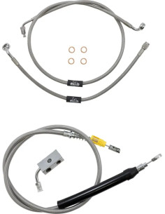 Standard Edelstahl-ummanteltes Lenkerzug-/Bremsleitungskit