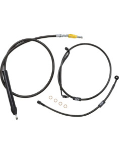 Standard Midnight geflochtenes Lenker-/Bremsleitungs-Kit